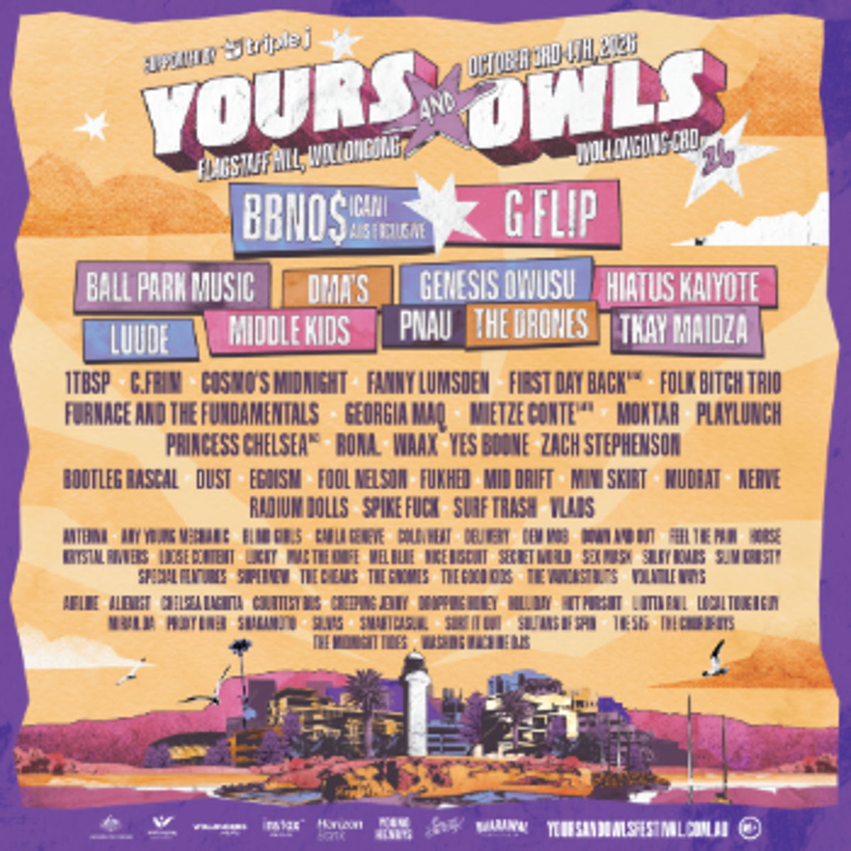 4th Oct | Yours & Owls, Wollongong
