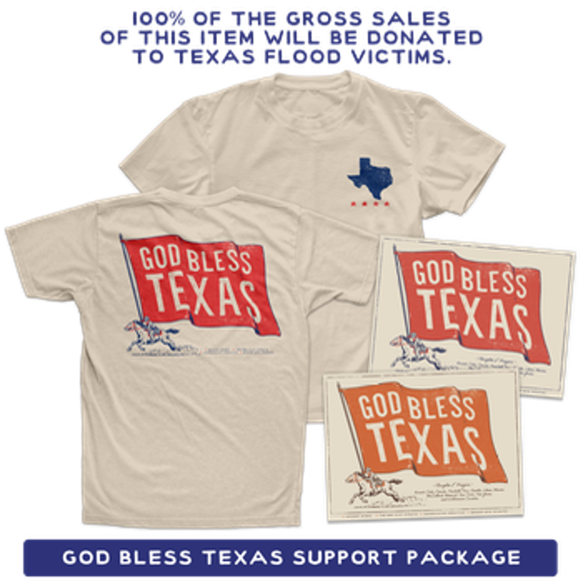 GOD BLESS TEXAS SUPPORT PACKAGE