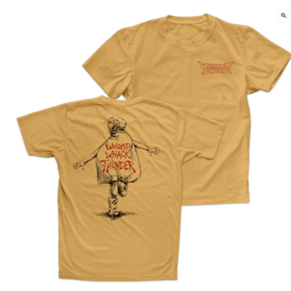 Whomp Whack Thunder Cover | T-Shirt | Mustard