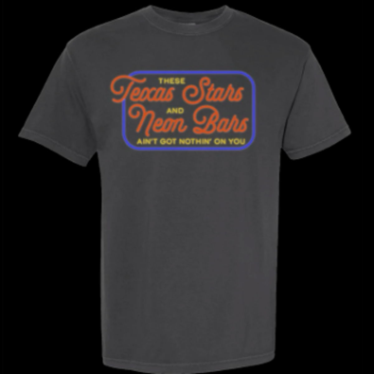 Texas Stars & Neon Bars Tee