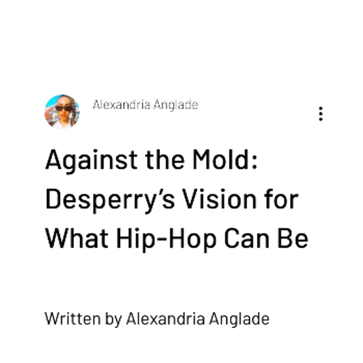 📄 Emoclique Interview: Desperry