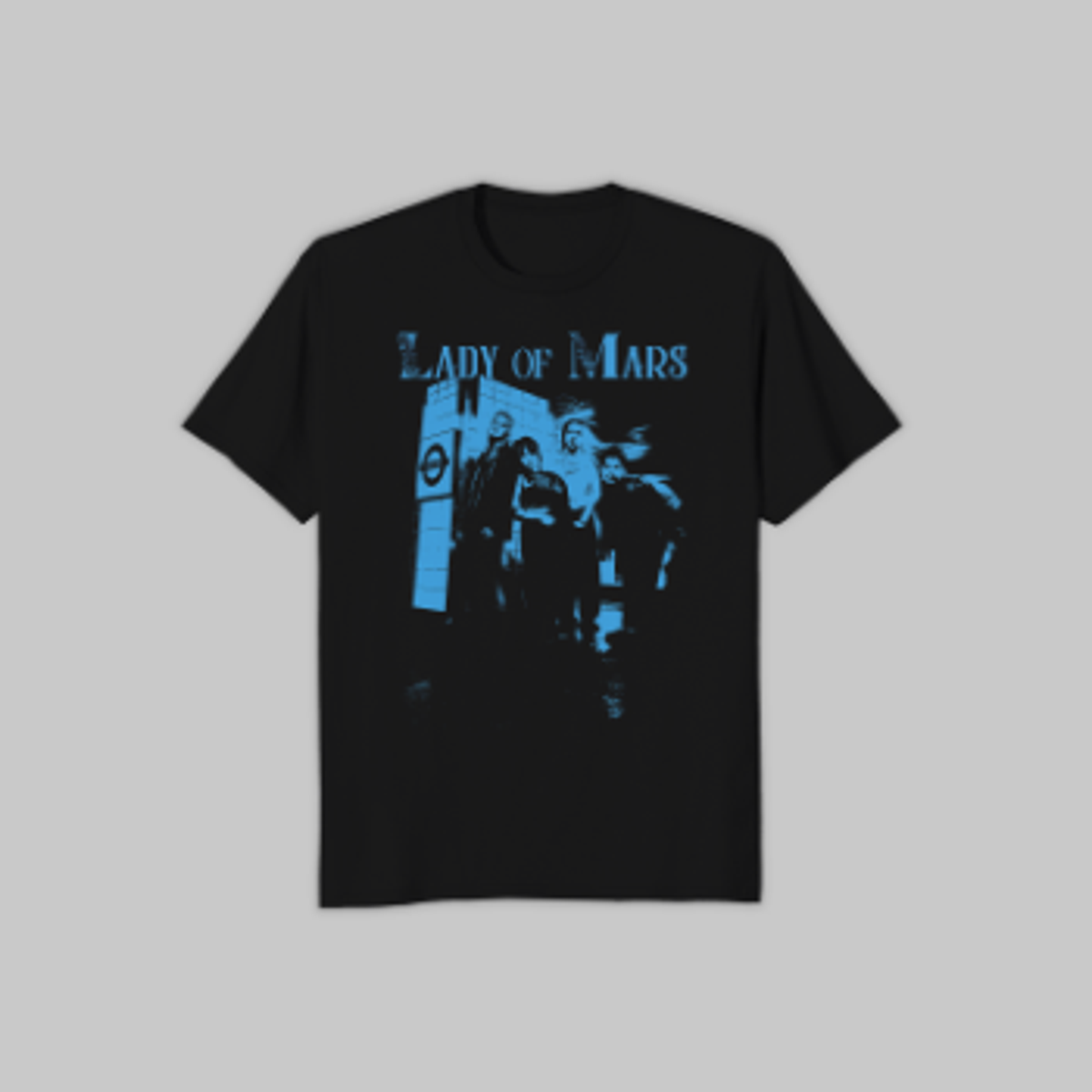 Lady of Mars - Black&Blue Tshirt