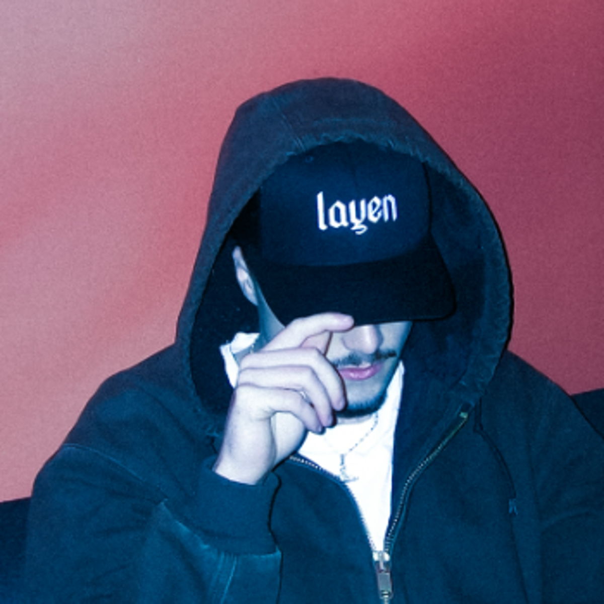 layen embroidered trucker hat