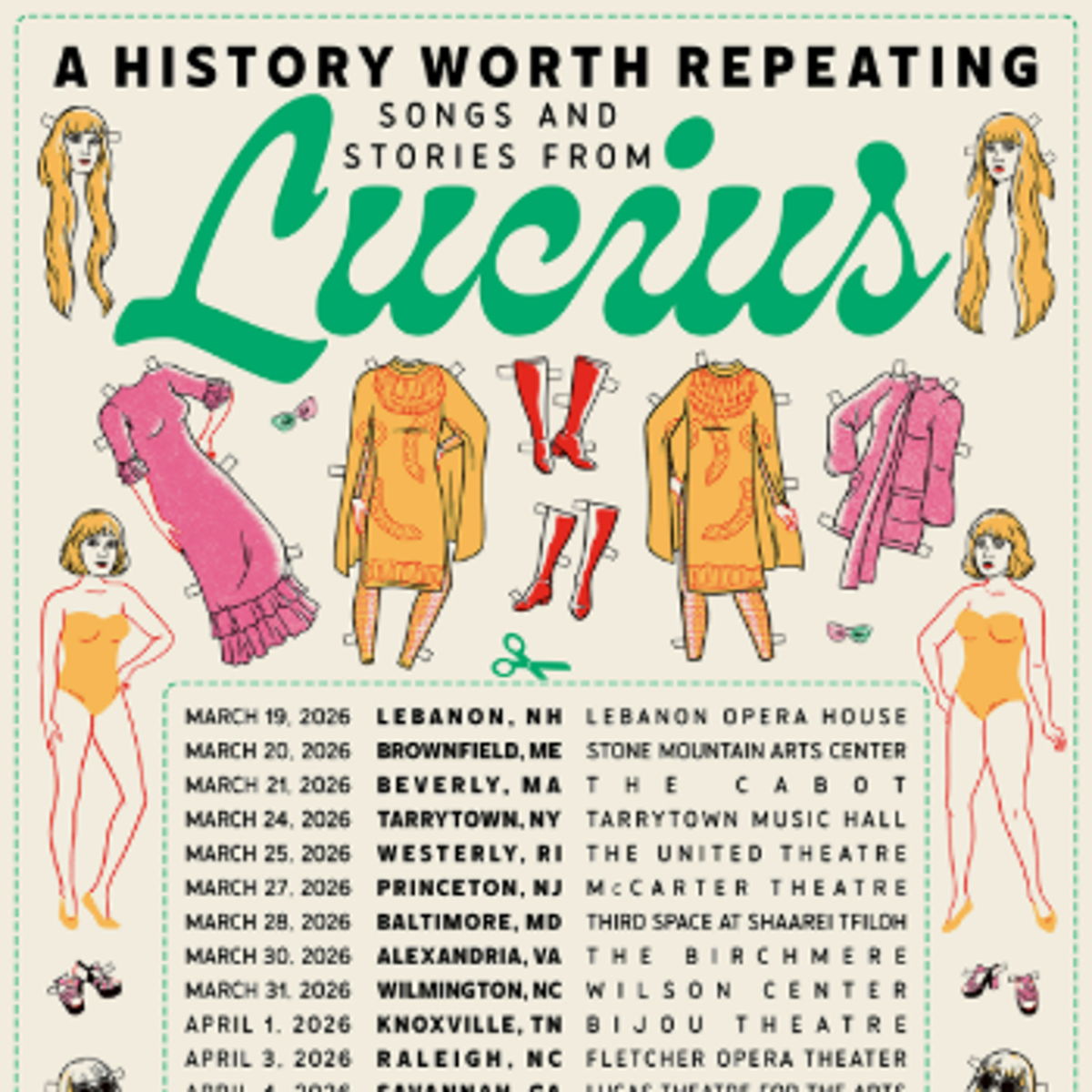 SPRING 2026 TOUR DATES + TICKETS