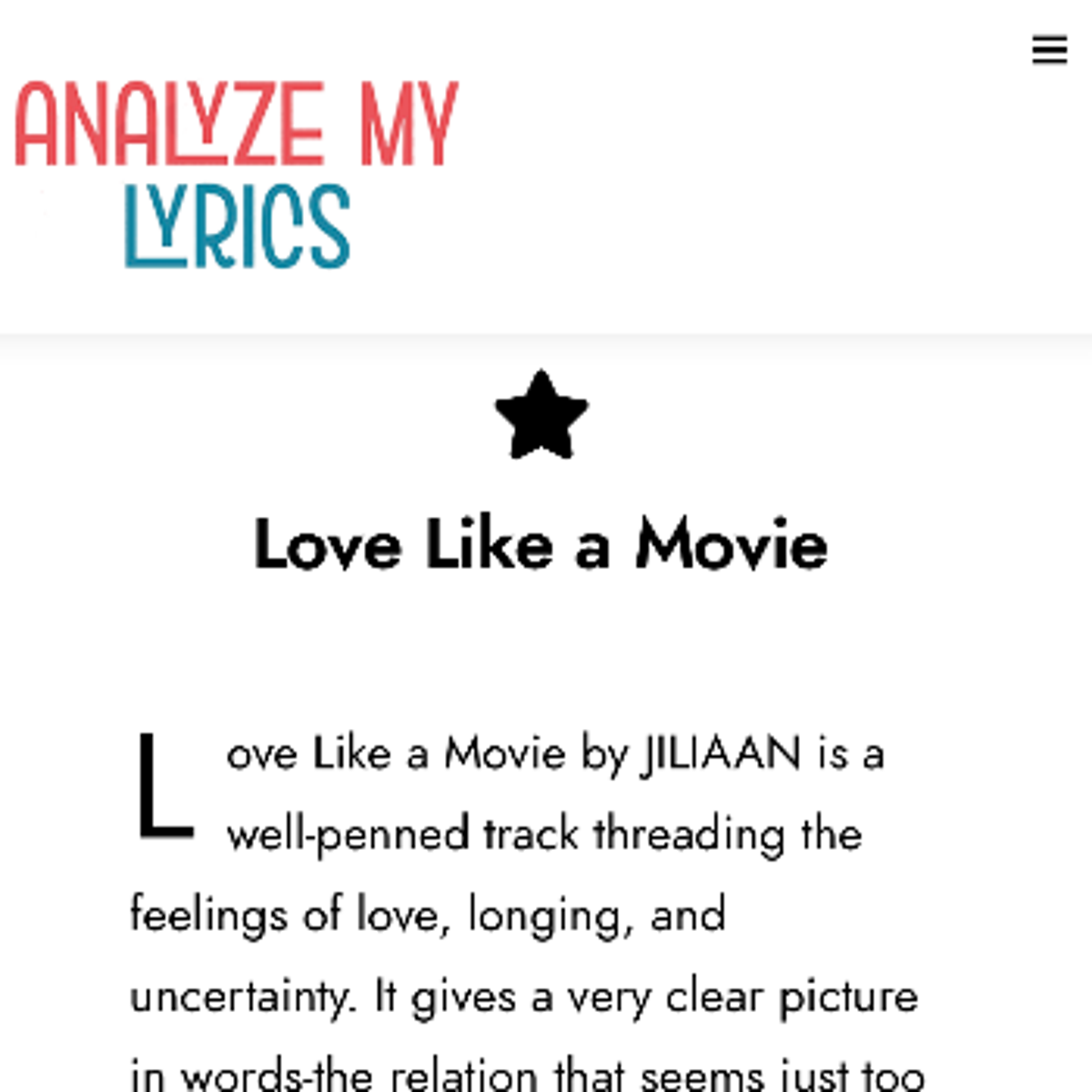 Lyrics Review