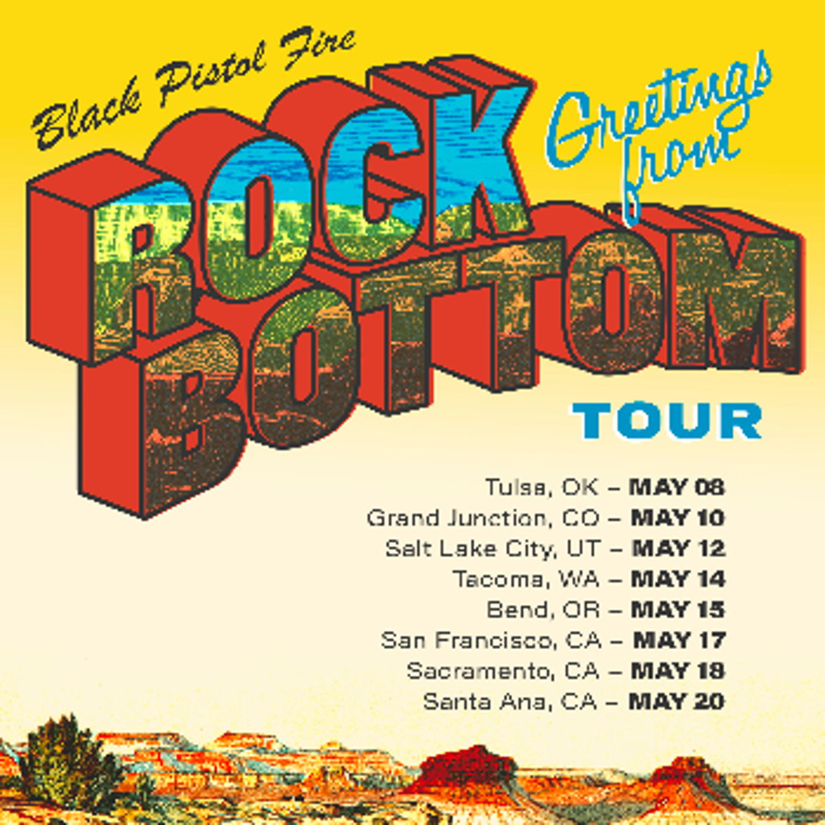 Greetings from Rock Bottom Tour