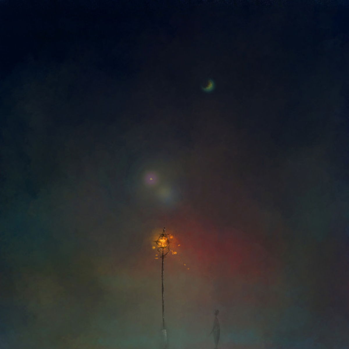 The gleam of dusk