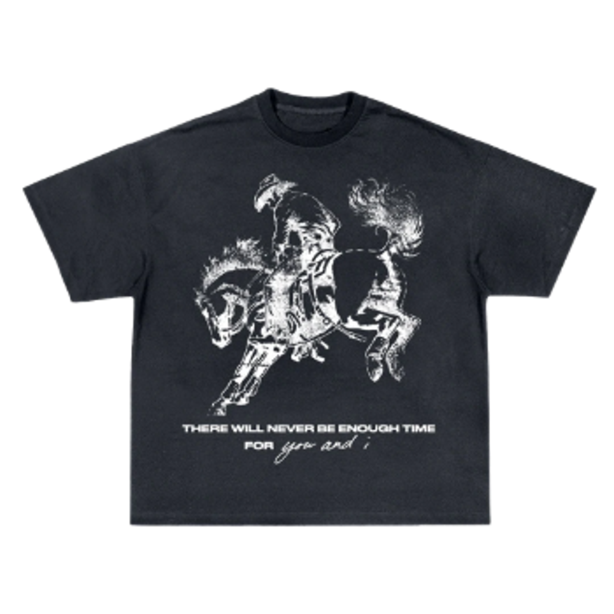 never enough time graphite cowboy tee