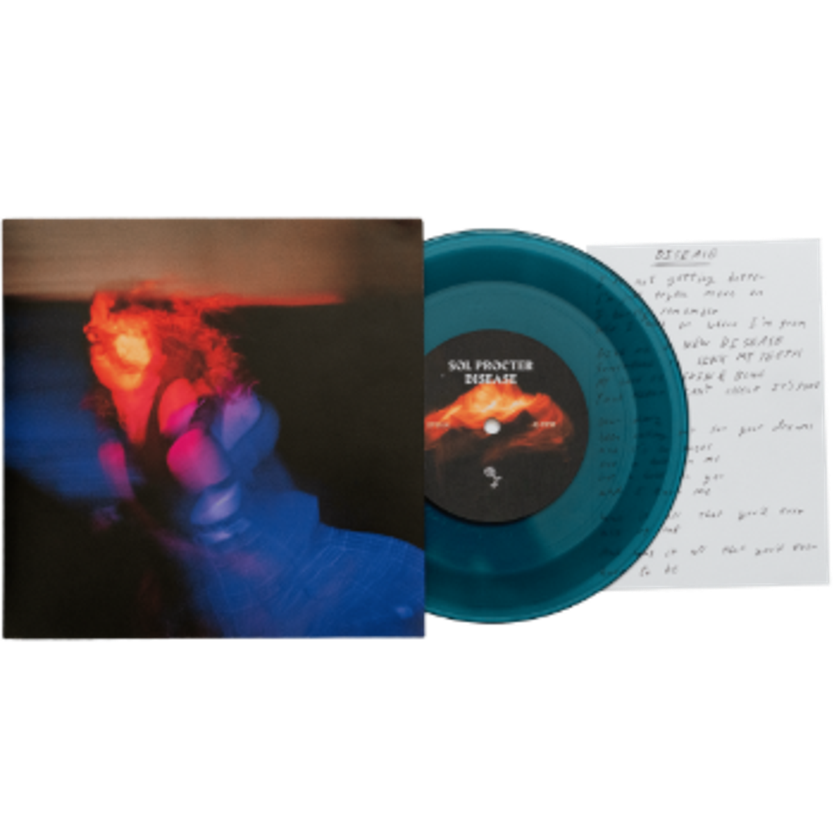 Disease Transparent Turquoise Record