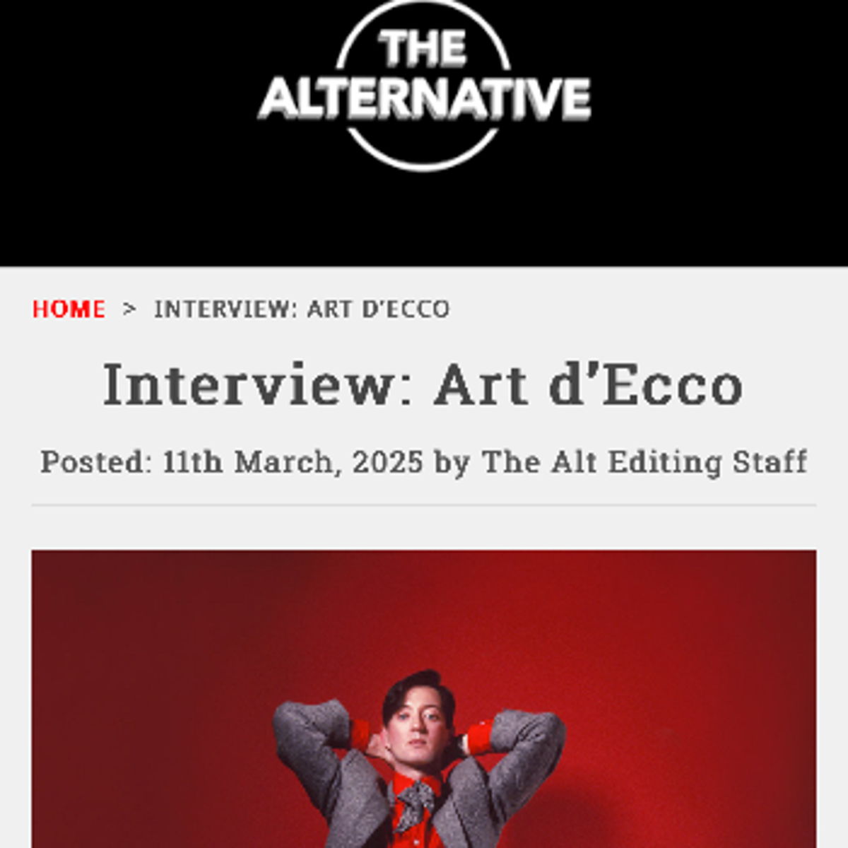 The Alternative: interview 
