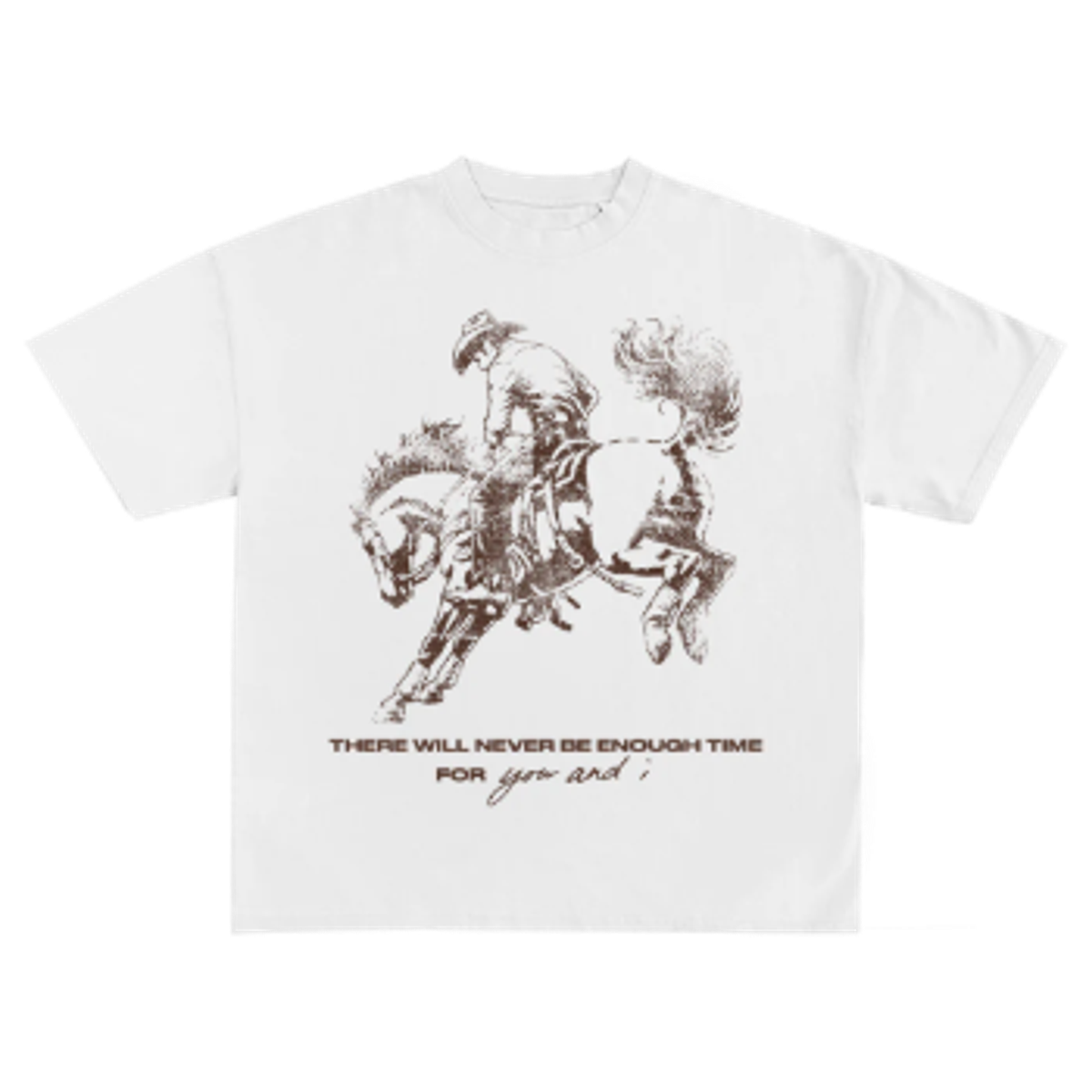 never enough time cowboy tee